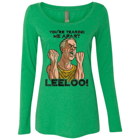 T-Shirts Envy / Small Youre Tearing Me Apart Leeloo Women's Triblend Long Sleeve Shirt