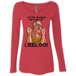 T-Shirts Vintage Red / Small Youre Tearing Me Apart Leeloo Women's Triblend Long Sleeve Shirt