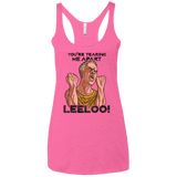 T-Shirts Vintage Pink / X-Small Youre Tearing Me Apart Leeloo Women's Triblend Racerback Tank