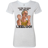 T-Shirts Heather White / Small Youre Tearing Me Apart Leeloo Women's Triblend T-Shirt