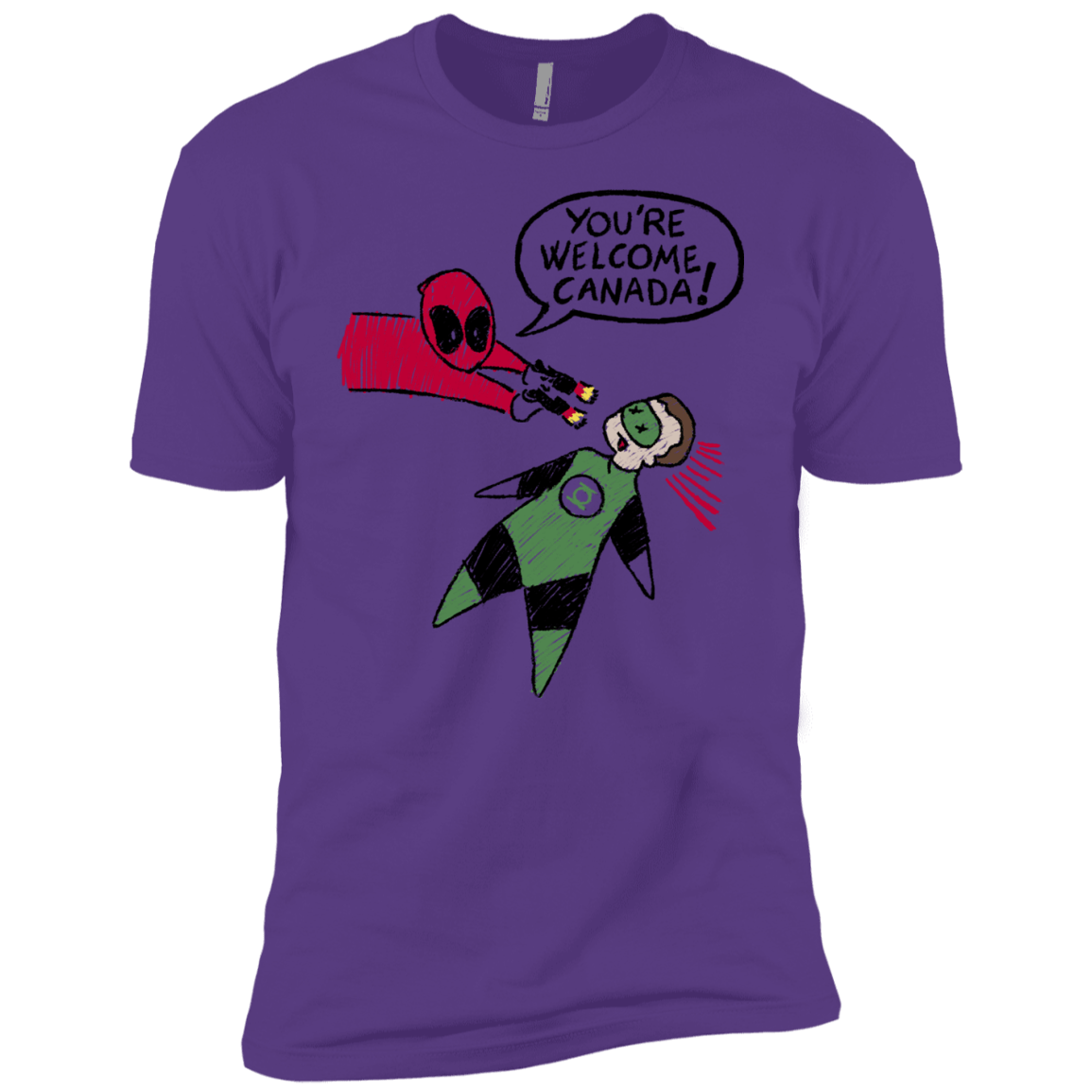 T-Shirts Purple Rush / YXS Youre Welcome Canada Boys Premium T-Shirt