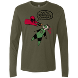 T-Shirts Military Green / S Youre Welcome Canada Men's Premium Long Sleeve