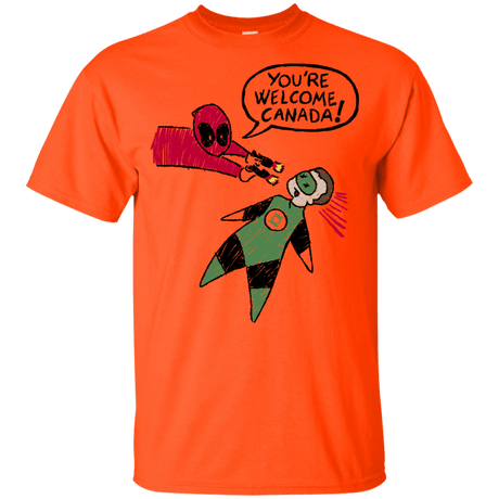 T-Shirts Orange / YXS Youre Welcome Canada Youth T-Shirt