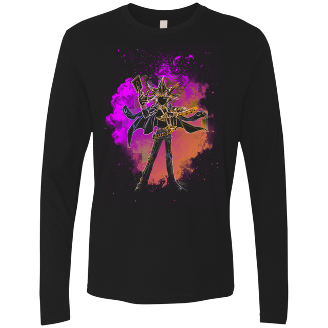 T-Shirts Black / S Yu-Gi-Oh Soul Men's Premium Long Sleeve