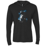 T-Shirts Vintage Black / X-Small Yui angel Triblend Long Sleeve Hoodie Tee