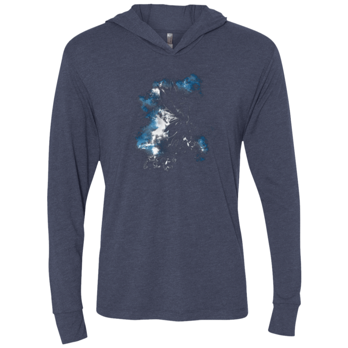 T-Shirts Vintage Navy / X-Small Yui angel Triblend Long Sleeve Hoodie Tee