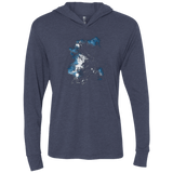 T-Shirts Vintage Navy / X-Small Yui angel Triblend Long Sleeve Hoodie Tee