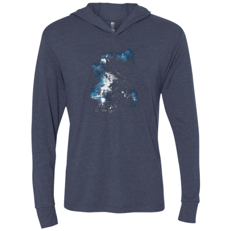 T-Shirts Vintage Navy / X-Small Yui angel Triblend Long Sleeve Hoodie Tee