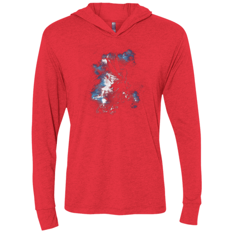 T-Shirts Vintage Red / X-Small Yui angel Triblend Long Sleeve Hoodie Tee