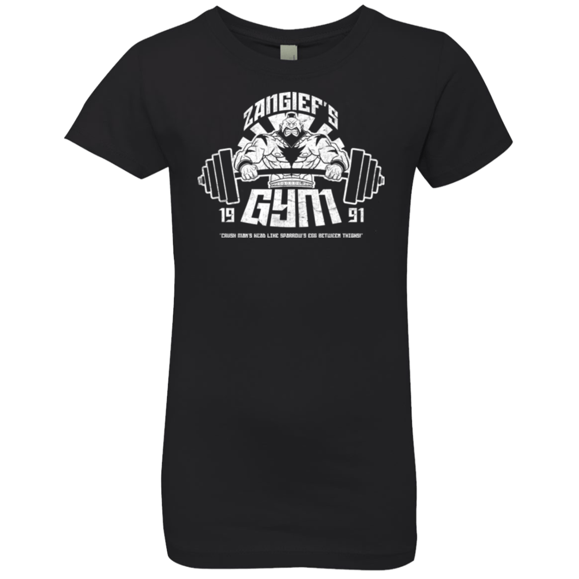 T-Shirts Black / YXS Zangief Gym Girls Premium T-Shirt