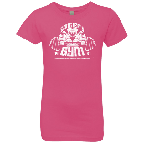 T-Shirts Hot Pink / YXS Zangief Gym Girls Premium T-Shirt