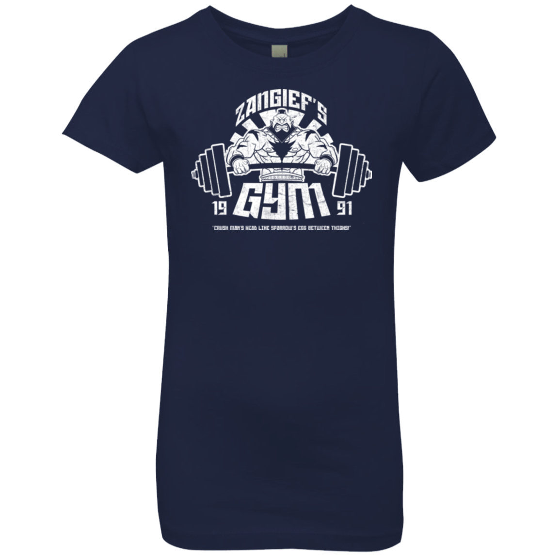 T-Shirts Midnight Navy / YXS Zangief Gym Girls Premium T-Shirt