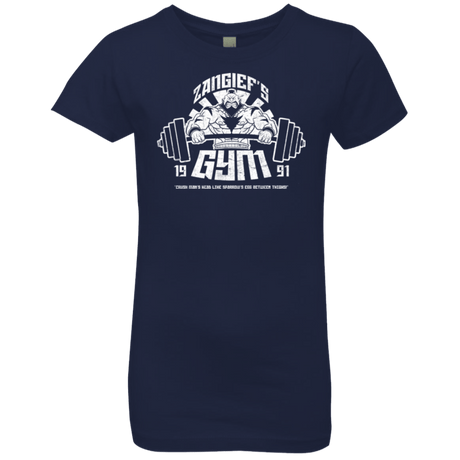 T-Shirts Midnight Navy / YXS Zangief Gym Girls Premium T-Shirt