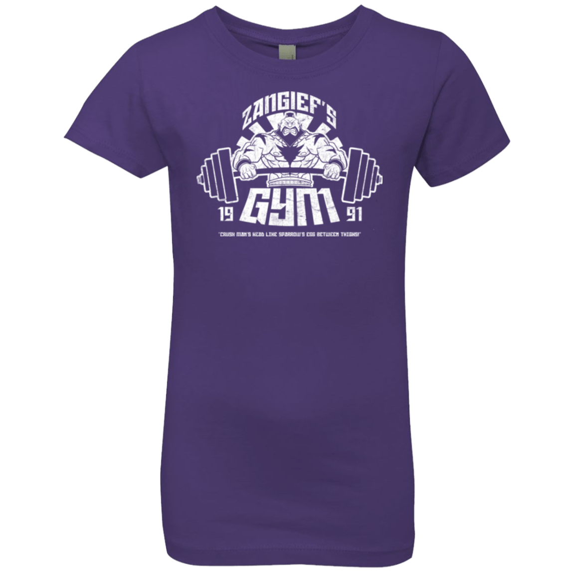 T-Shirts Purple Rush / YXS Zangief Gym Girls Premium T-Shirt