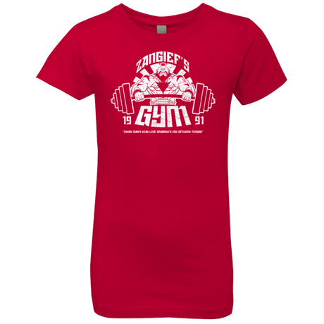 T-Shirts Red / YXS Zangief Gym Girls Premium T-Shirt