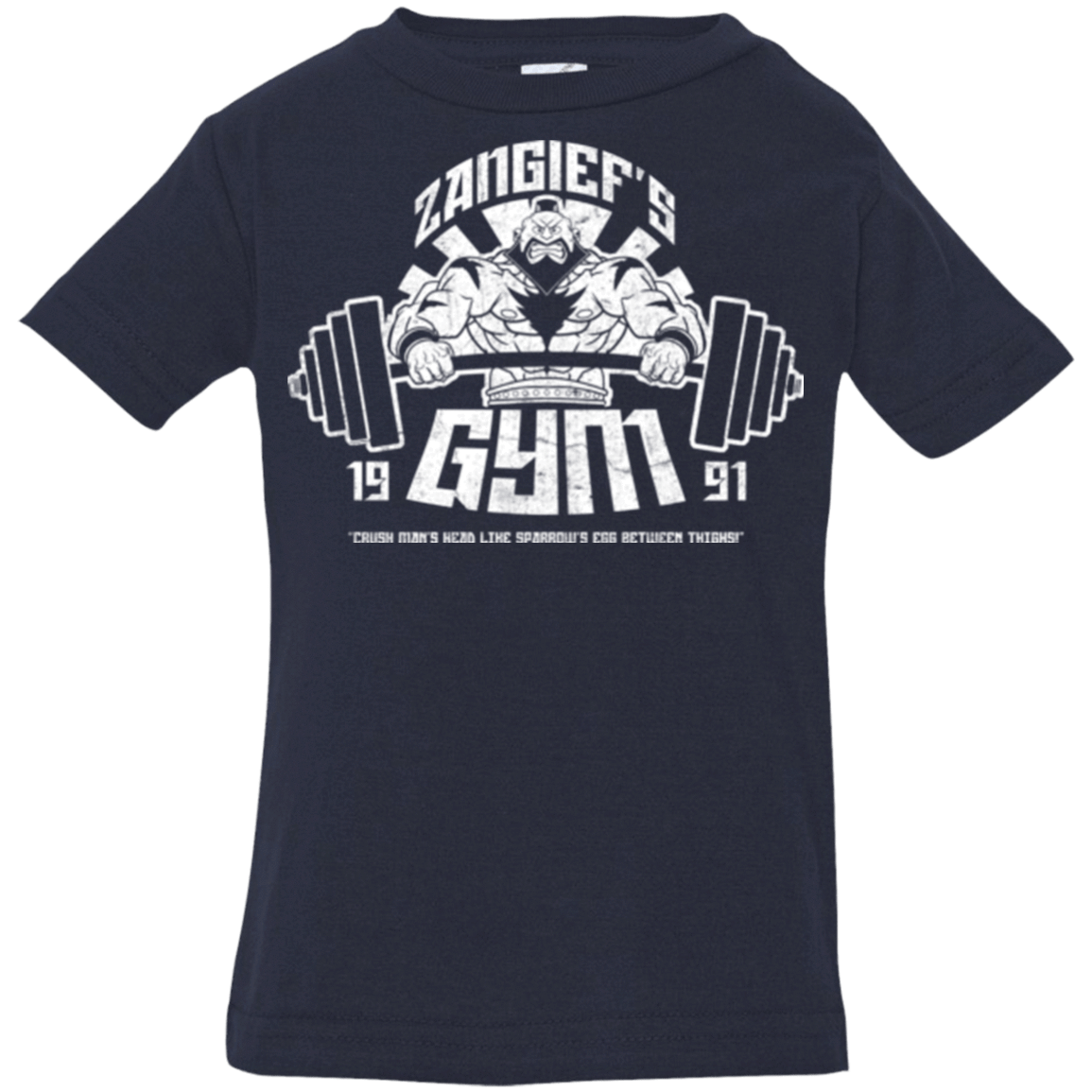T-Shirts Navy / 6 Months Zangief Gym Infant Premium T-Shirt