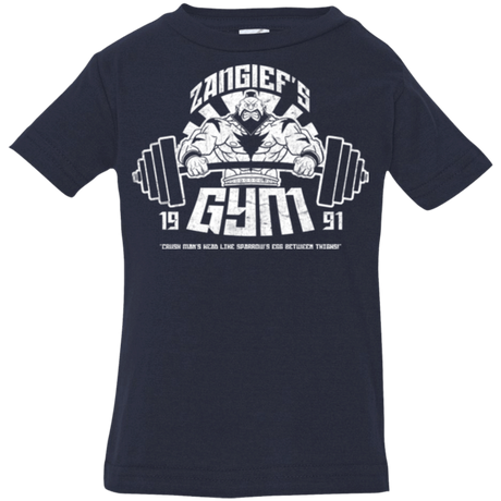 T-Shirts Navy / 6 Months Zangief Gym Infant Premium T-Shirt