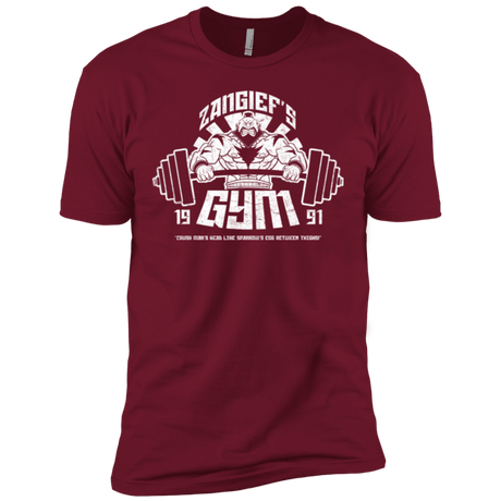 T-Shirts Cardinal / X-Small Zangief Gym Men's Premium T-Shirt