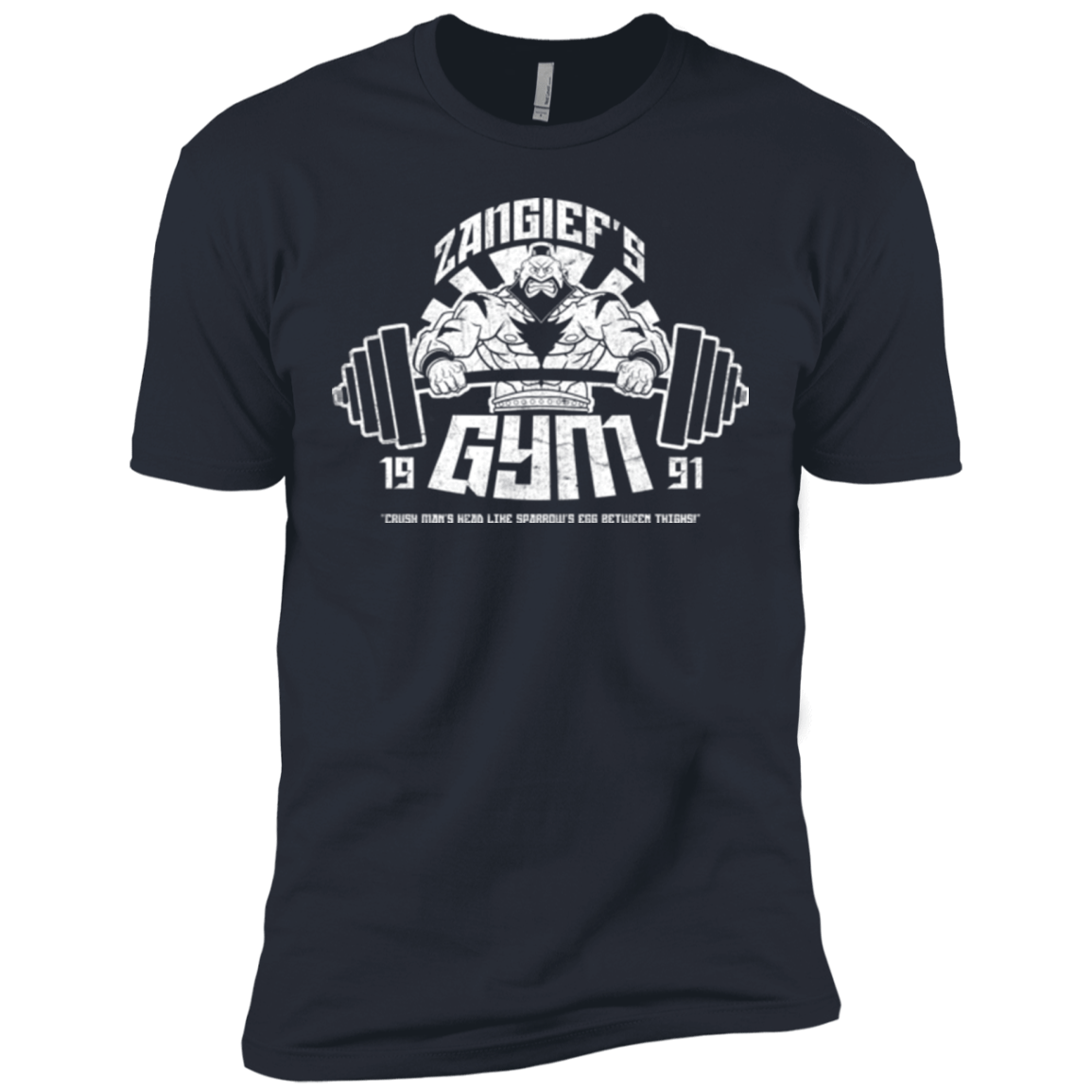 T-Shirts Indigo / X-Small Zangief Gym Men's Premium T-Shirt