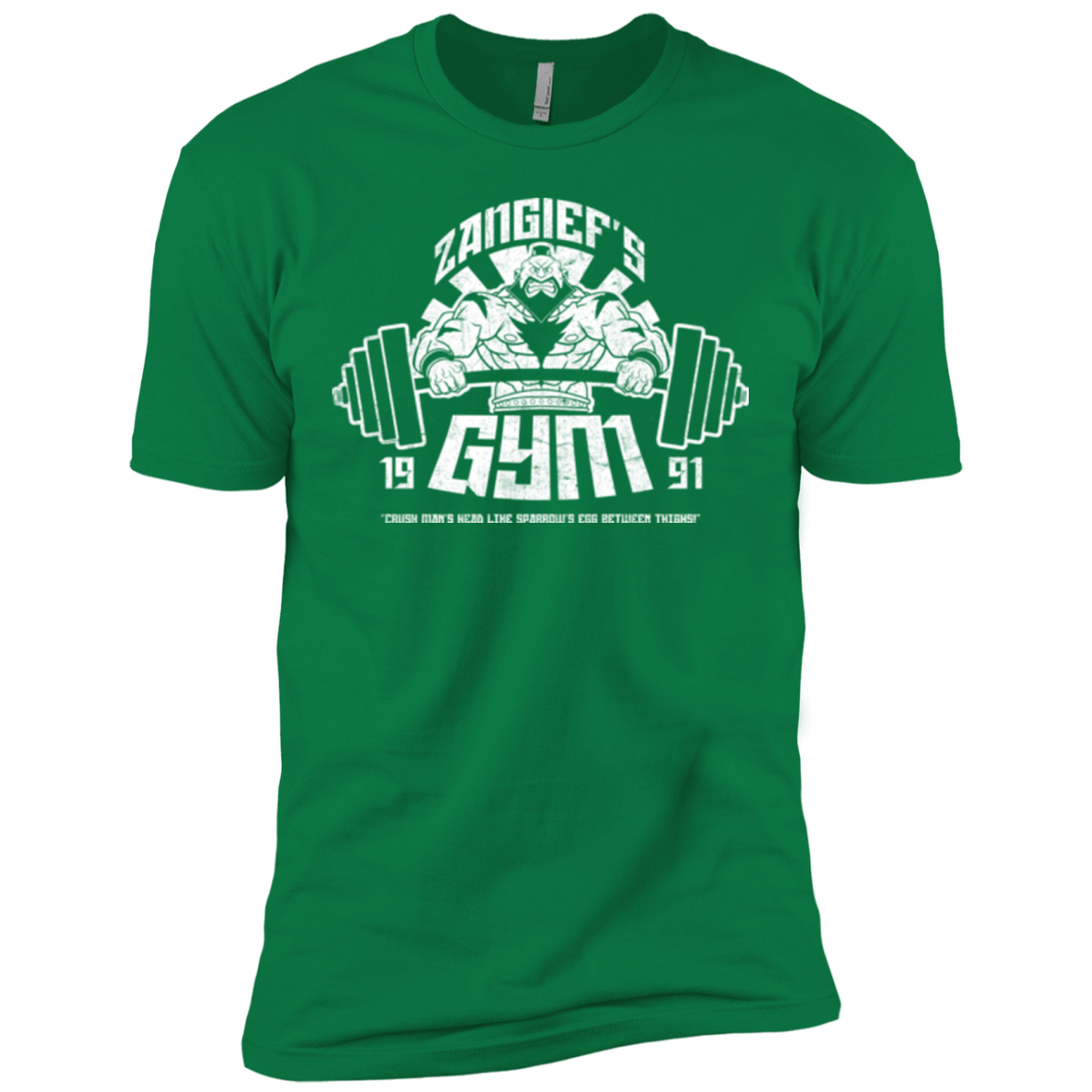 T-Shirts Kelly Green / X-Small Zangief Gym Men's Premium T-Shirt
