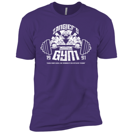 T-Shirts Purple / X-Small Zangief Gym Men's Premium T-Shirt