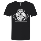 T-Shirts Black / X-Small Zangief Gym Men's Premium V-Neck