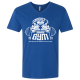 T-Shirts Royal / X-Small Zangief Gym Men's Premium V-Neck