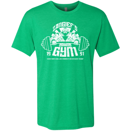 T-Shirts Envy / Small Zangief Gym Men's Triblend T-Shirt