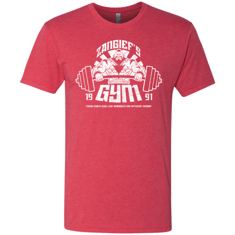 T-Shirts Vintage Red / Small Zangief Gym Men's Triblend T-Shirt