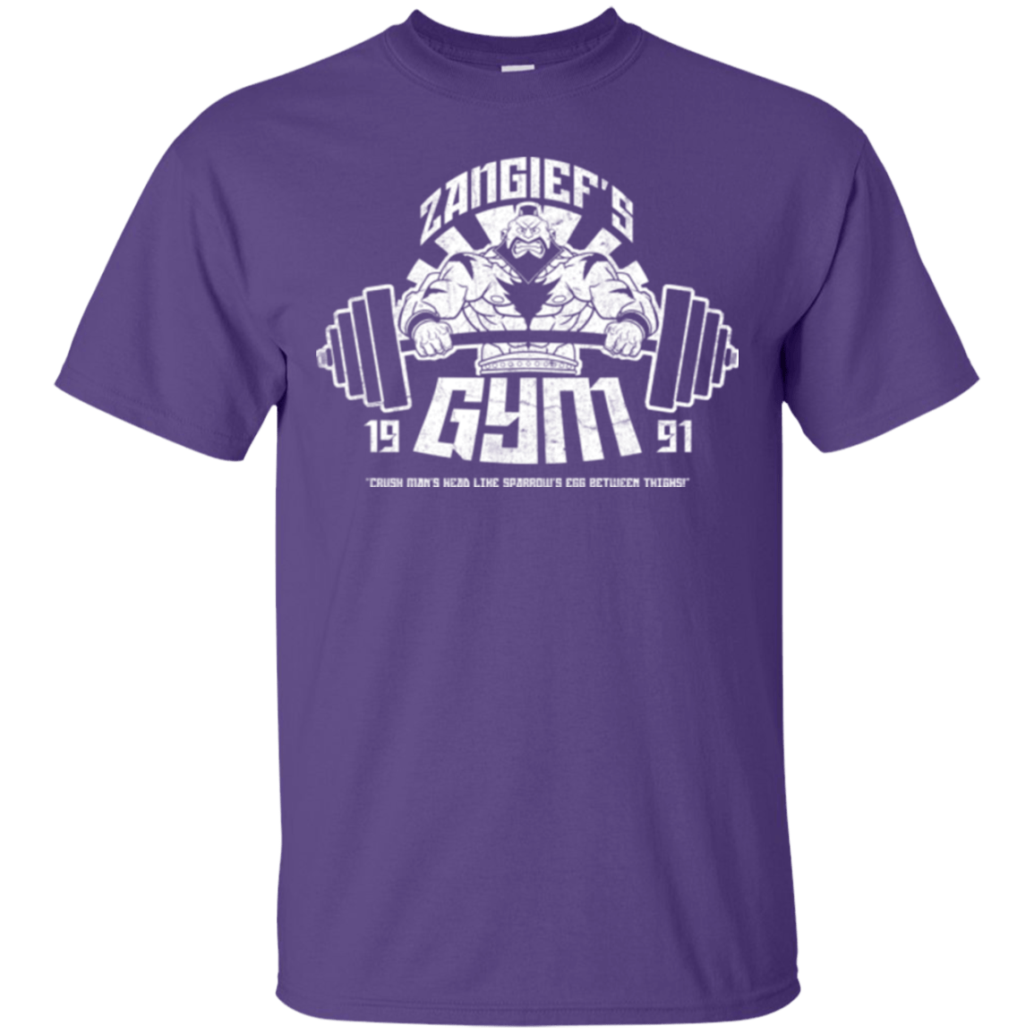 T-Shirts Purple / Small Zangief Gym T-Shirt