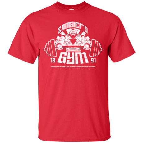 T-Shirts Red / Small Zangief Gym T-Shirt