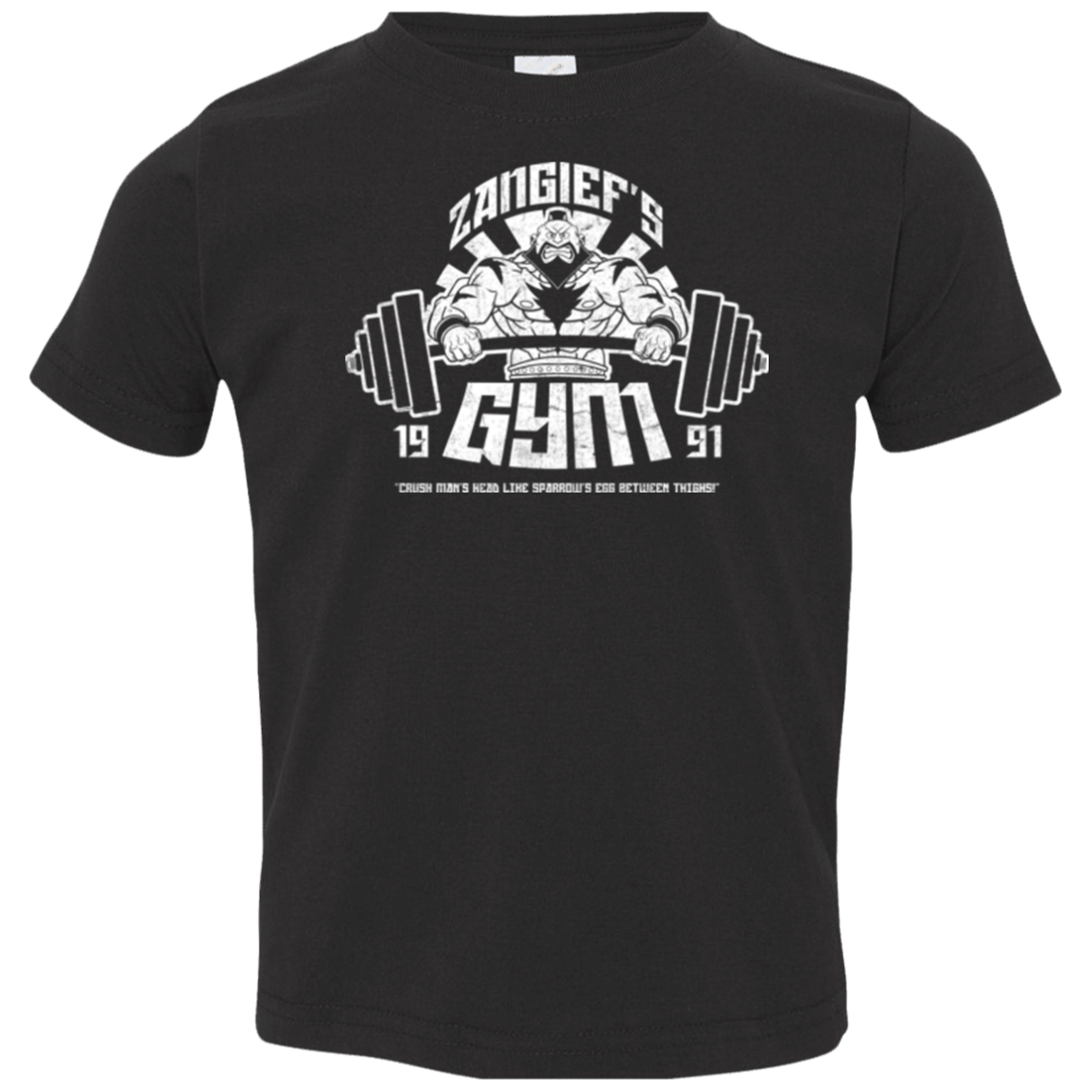 T-Shirts Black / 2T Zangief Gym Toddler Premium T-Shirt