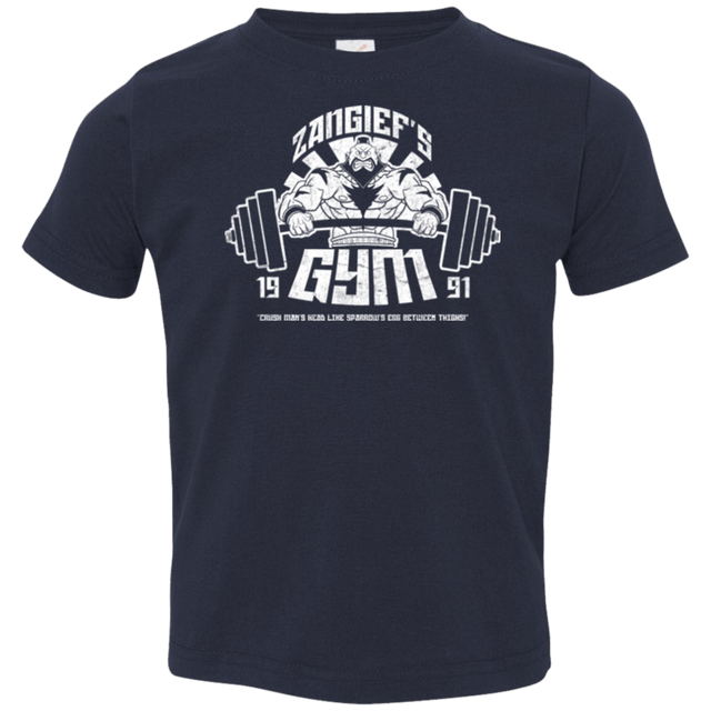 T-Shirts Navy / 2T Zangief Gym Toddler Premium T-Shirt