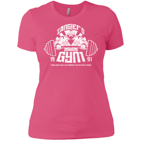 T-Shirts Hot Pink / X-Small Zangief Gym Women's Premium T-Shirt