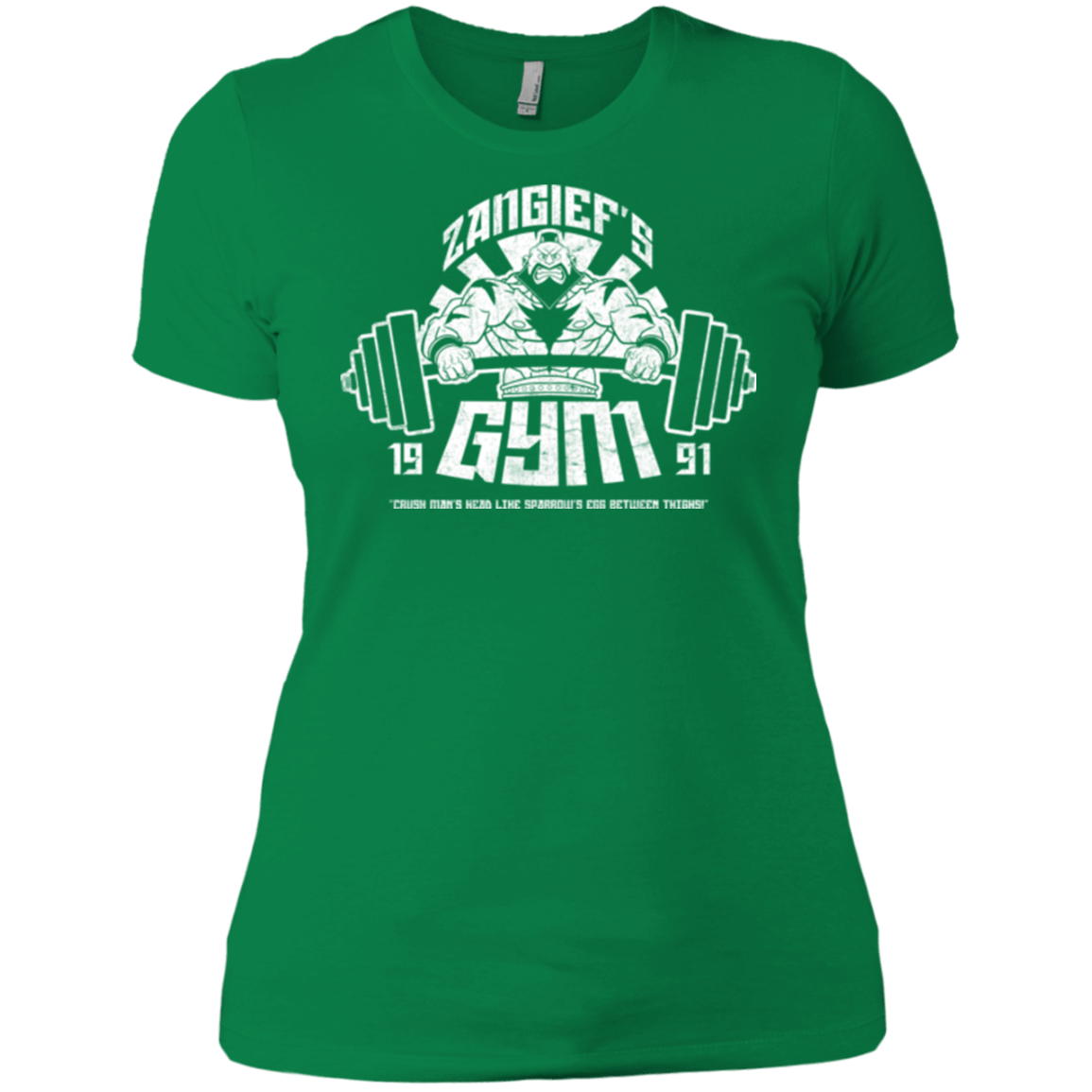 T-Shirts Kelly Green / X-Small Zangief Gym Women's Premium T-Shirt