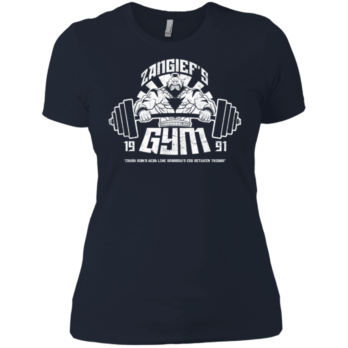 T-Shirts Midnight Navy / X-Small Zangief Gym Women's Premium T-Shirt