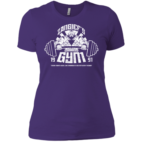 T-Shirts Purple / X-Small Zangief Gym Women's Premium T-Shirt