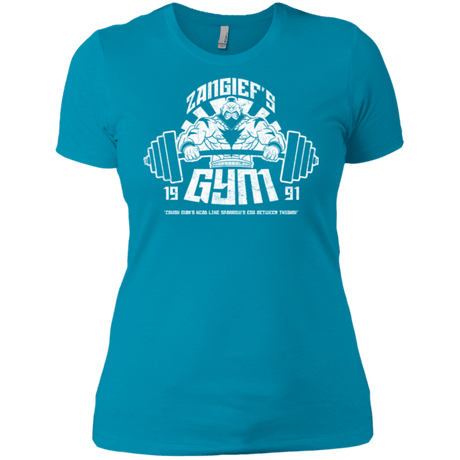 T-Shirts Turquoise / X-Small Zangief Gym Women's Premium T-Shirt