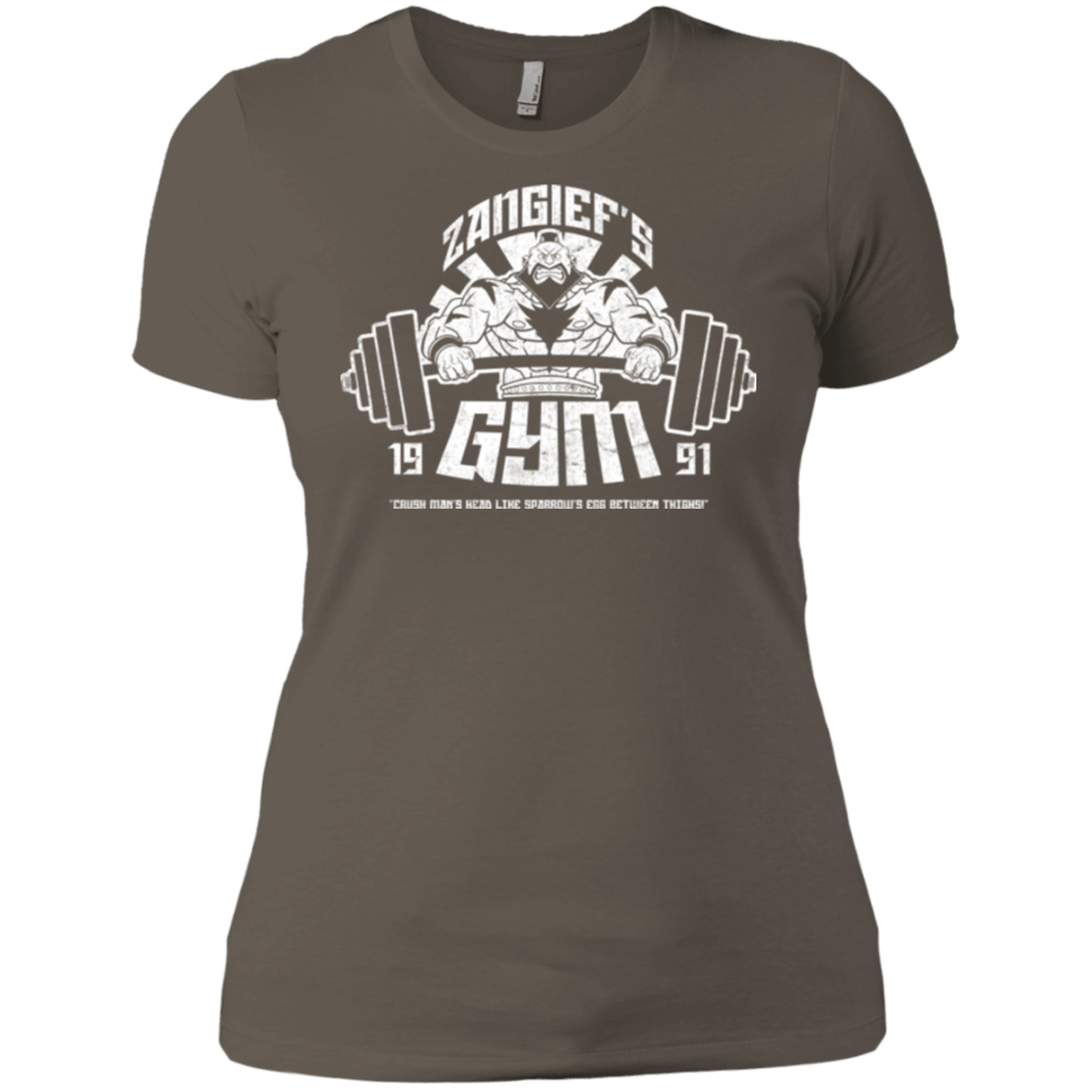 T-Shirts Warm Grey / X-Small Zangief Gym Women's Premium T-Shirt