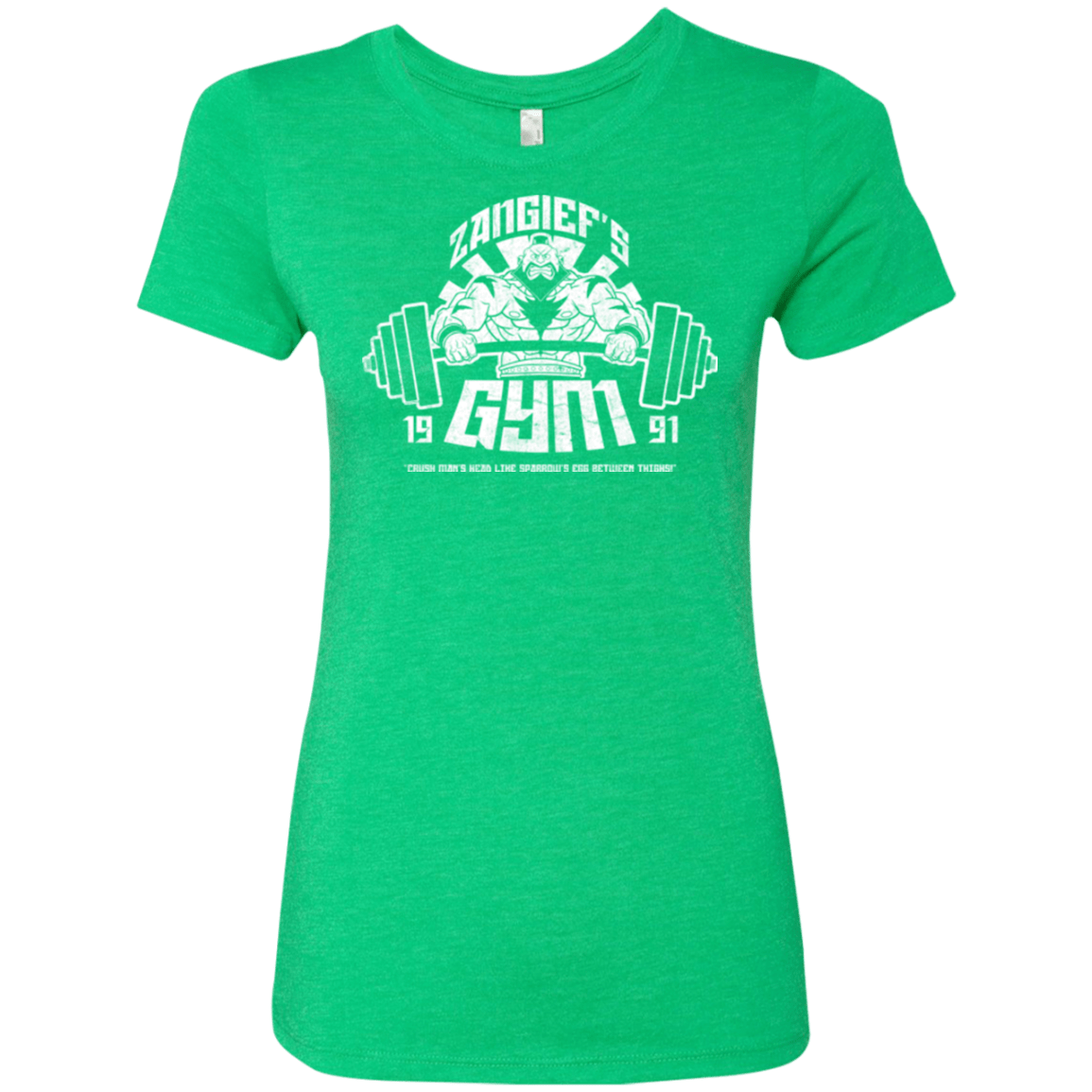 T-Shirts Envy / Small Zangief Gym Women's Triblend T-Shirt