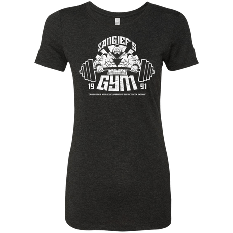 T-Shirts Vintage Black / Small Zangief Gym Women's Triblend T-Shirt