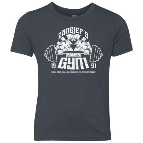 T-Shirts Vintage Navy / YXS Zangief Gym Youth Triblend T-Shirt