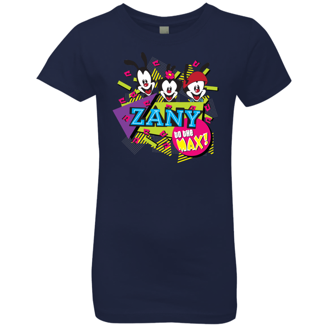 T-Shirts Midnight Navy / YXS Zany Girls Premium T-Shirt