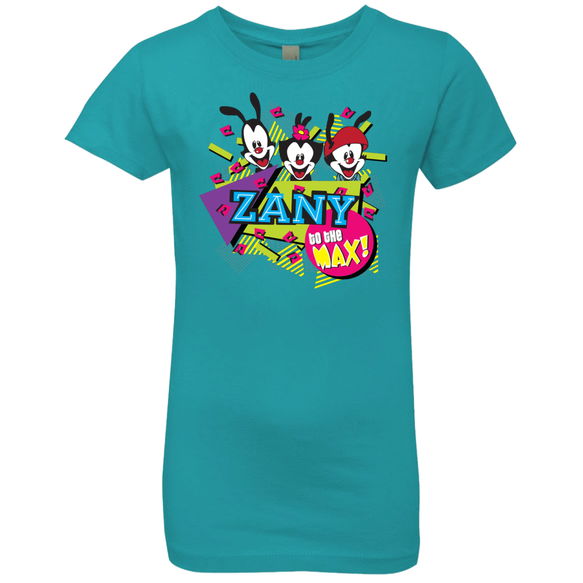 T-Shirts Tahiti Blue / YXS Zany Girls Premium T-Shirt