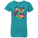 T-Shirts Tahiti Blue / YXS Zany Girls Premium T-Shirt