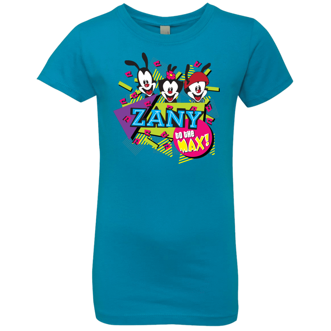 T-Shirts Turquoise / YXS Zany Girls Premium T-Shirt