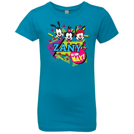 T-Shirts Turquoise / YXS Zany Girls Premium T-Shirt