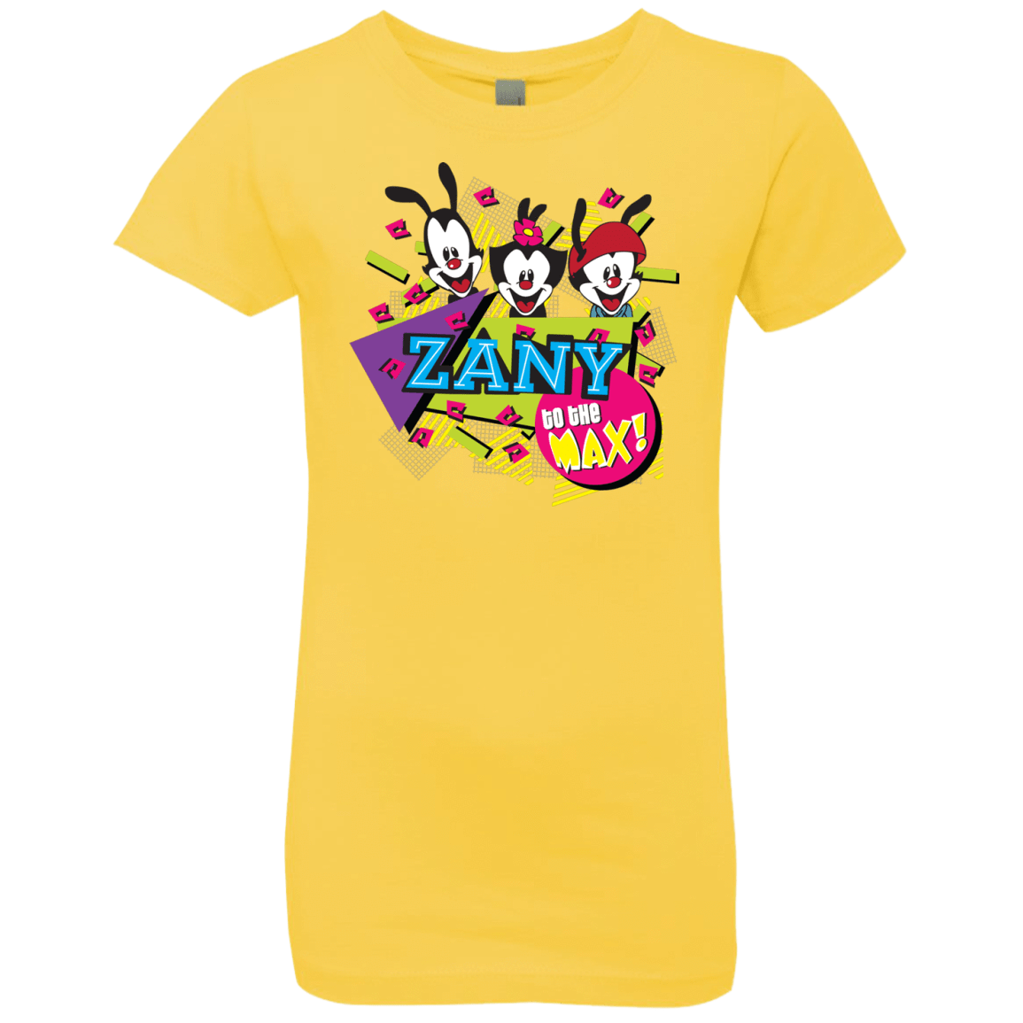 T-Shirts Vibrant Yellow / YXS Zany Girls Premium T-Shirt