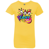 T-Shirts Vibrant Yellow / YXS Zany Girls Premium T-Shirt