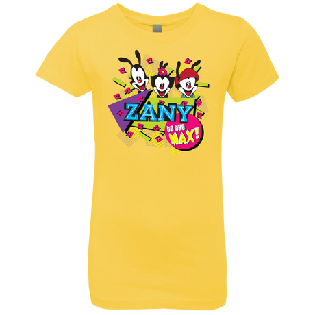 T-Shirts Vibrant Yellow / YXS Zany Girls Premium T-Shirt